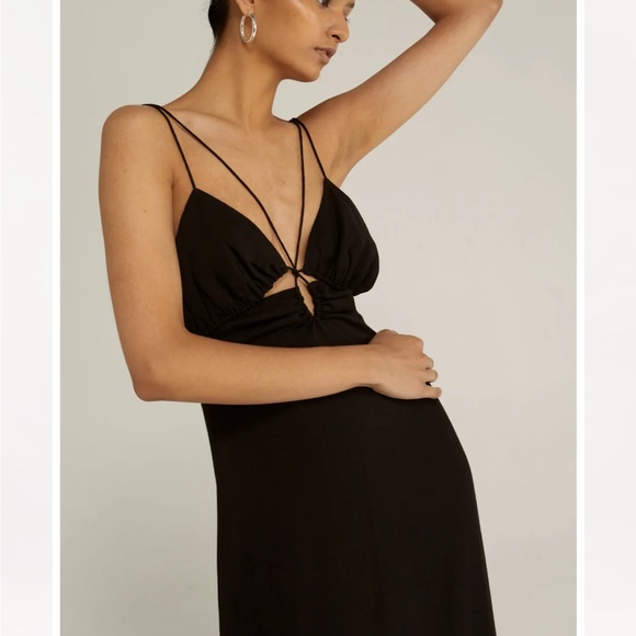 THIRD FORM ring out slip dress in black size XS (US 2) - Picture 3 of 8